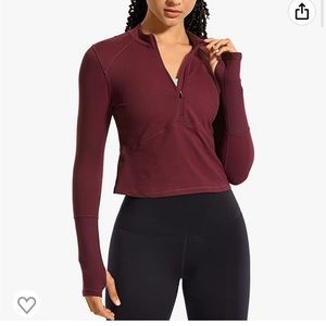 Women’s quarter zip form fitting jacket (Activewear) similar to lululemon